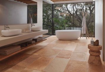 farmhouse terracotta bathroom tiles Sydney